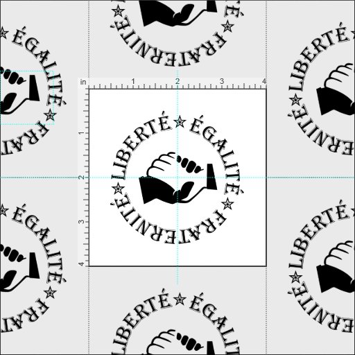 Liberty, equality, fraternity fabric