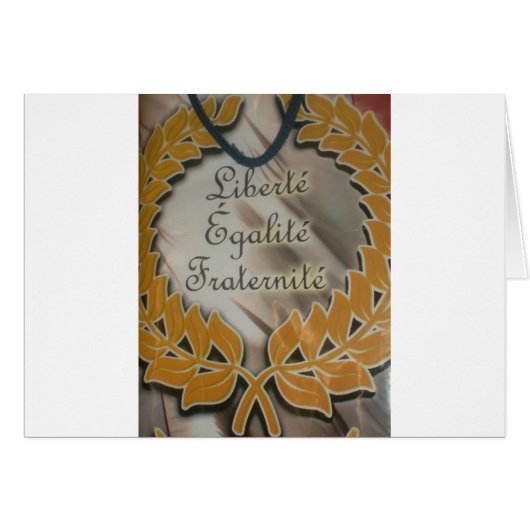 Liberty, Equality, Fraternity: Flourishing Future Cards (Front Horizontal)