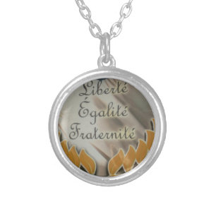 Liberty, Equality, Fraternity: Flourishing Future Silver Plated Necklace