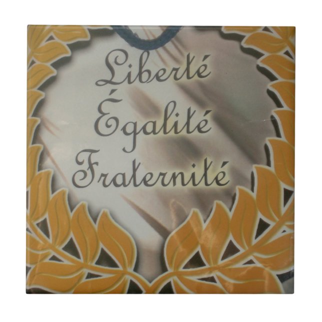 Liberty Equality Fraternity.png Ceramic Tile (Front)