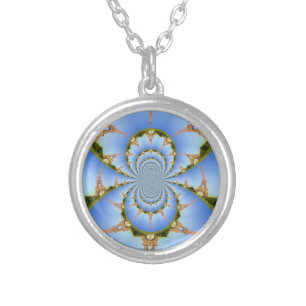Liberty Equality Fraternity Silver Plated Necklace
