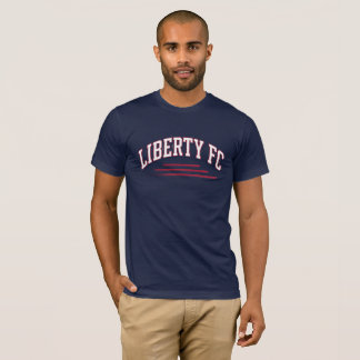 Liberty FC Navy Star Tee Premium USA Football