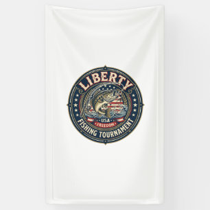 Liberty Fishing Tournament Patriotic Patriotic Fis Banner