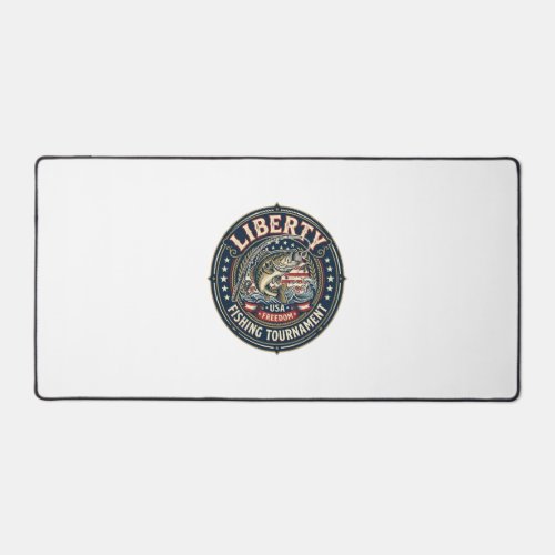 Liberty Fishing Tournament Patriotic Patriotic Fis Desk Mat