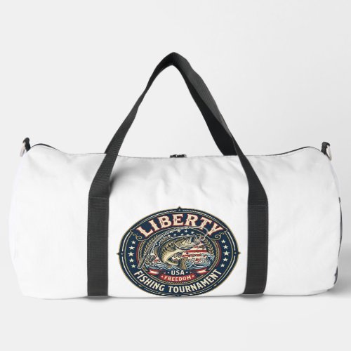Liberty Fishing Tournament Patriotic Patriotic Fis Duffle Bag