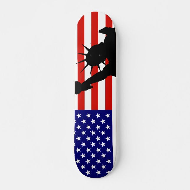 Liberty Flag Skateboard Deck (Front)