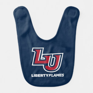 Liberty Flames Letters Baby Bib