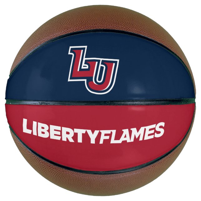 Liberty Flames Letters Basketball (Front)