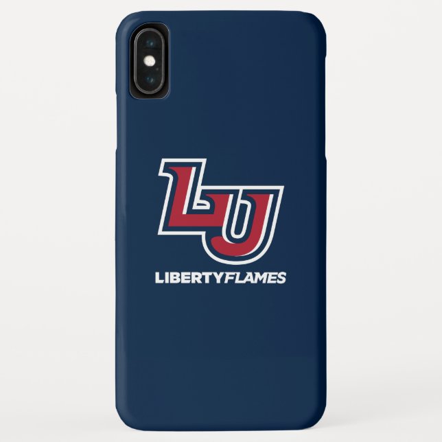 Liberty Flames Letters Case-Mate iPhone Case (Back)