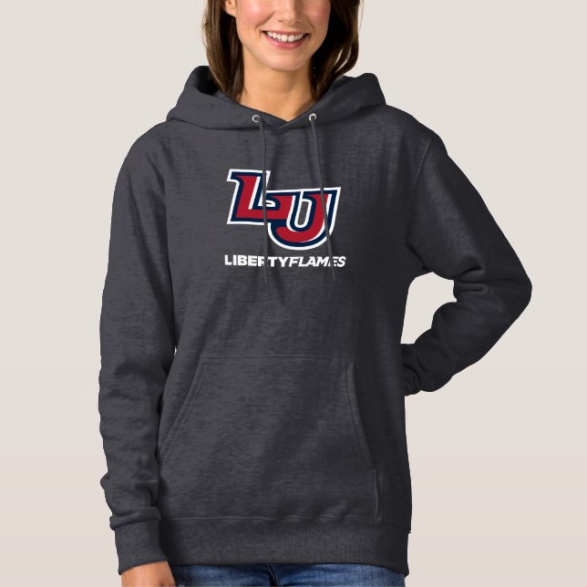 Liberty Flames Letters Hoodie (Front)
