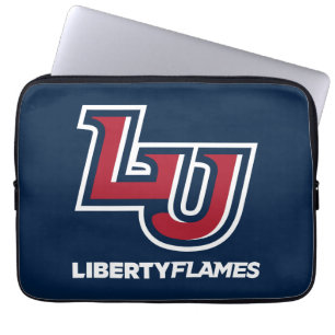 Liberty Flames Letters Laptop Sleeve