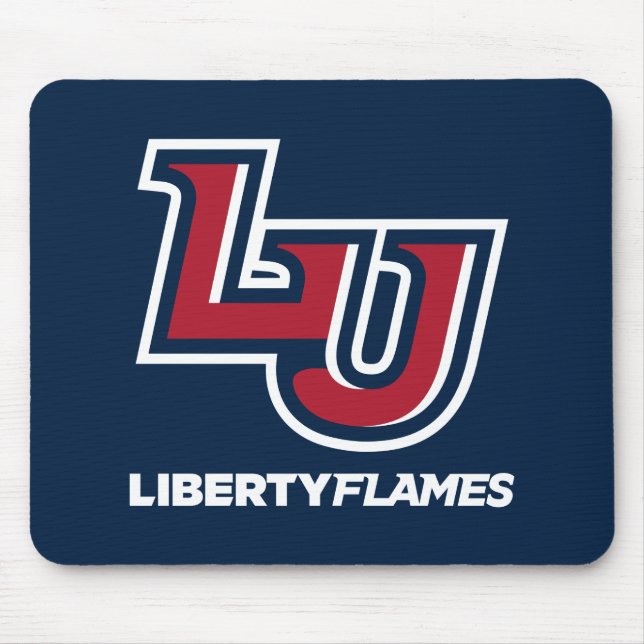Liberty Flames Letters Mouse Pad (Front)