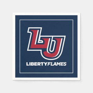 Liberty Flames Letters Napkins