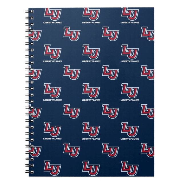 Liberty Flames Letters Notebook (Front)