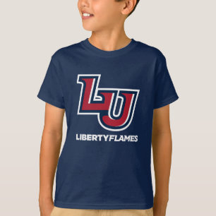 Liberty Flames Letters T-Shirt