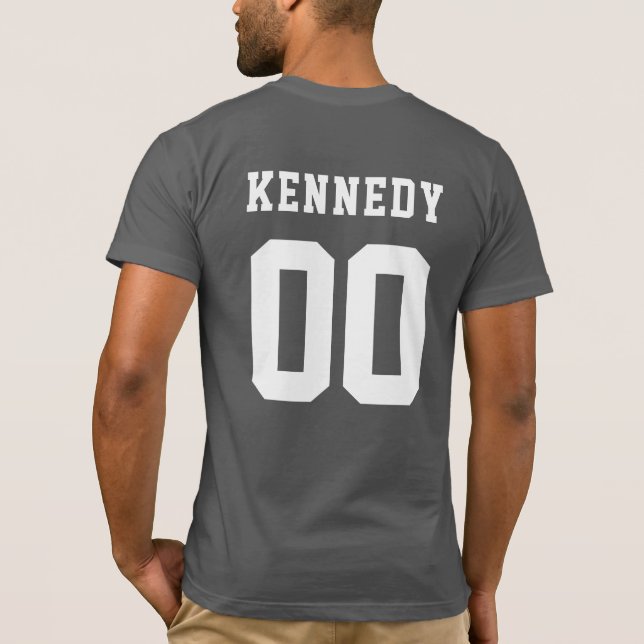 Liberty Flames Letters T-Shirt (Back)