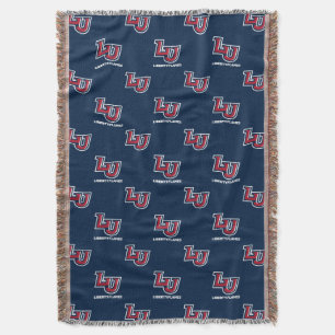 Liberty Flames Letters Throw Blanket