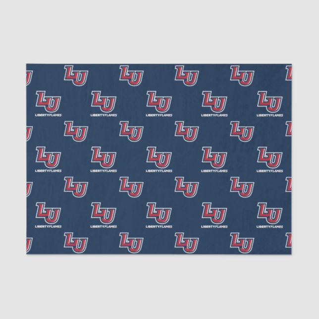 Liberty Flames Letters Tissue Paper (Front)