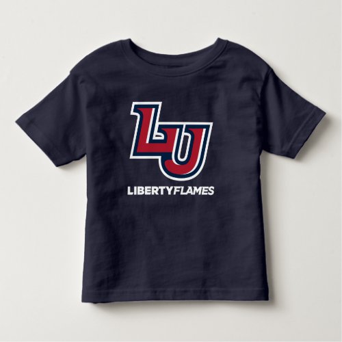 Liberty Flames Letters Toddler T_shirt