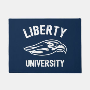 Liberty Flames Logo Doormat