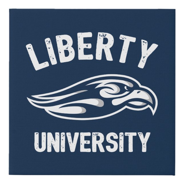 Liberty Flames Logo Faux Canvas Print (Front)