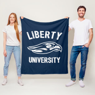 Liberty Flames Logo Fleece Blanket
