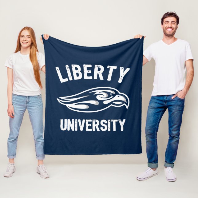 Liberty Flames Logo Fleece Blanket (In Situ)
