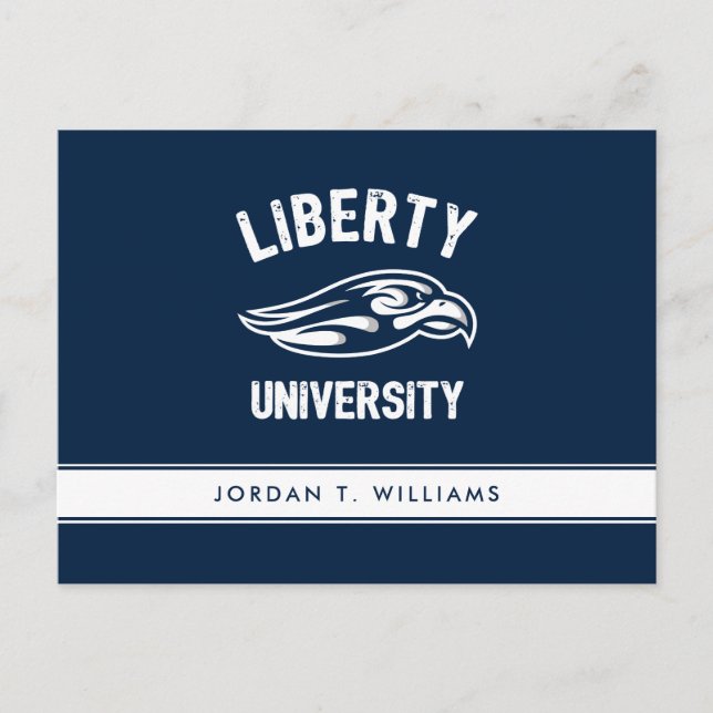 Liberty Flames Logo Invitation Postcard (Front)