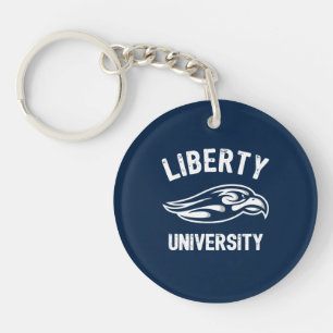 Liberty Flames Logo Keychain