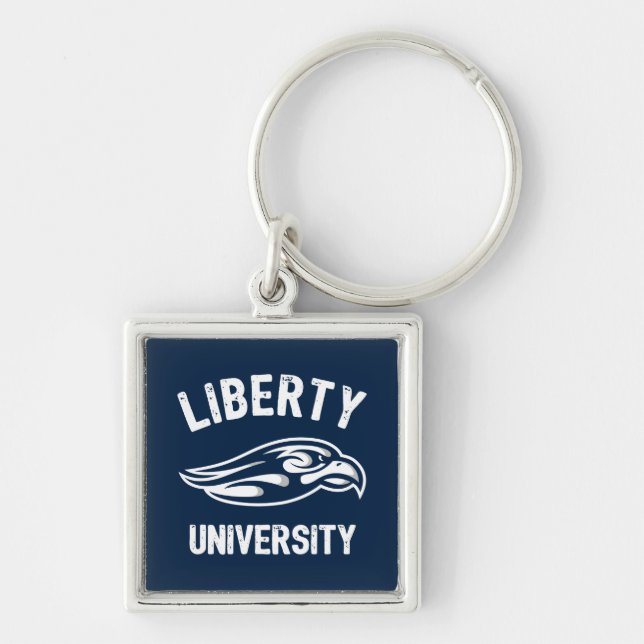 Liberty Flames Logo Keychain (Front)
