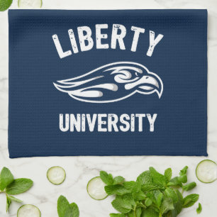 Liberty Flames Logo Kitchen Towel