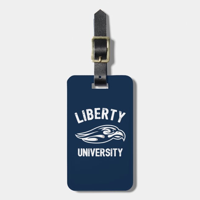 Liberty Flames Logo Luggage Tag (Front Vertical)