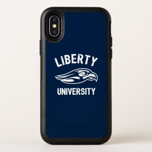 Liberty Flames Logo OtterBox Symmetry iPhone X Case