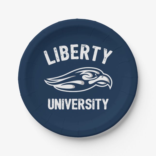 Liberty Flames Logo Paper Plates (Front)