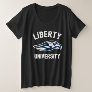 Liberty Flames Logo Plus Size T-Shirt