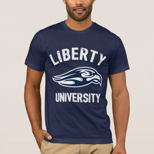 Liberty Flames Logo T-Shirt (Front)