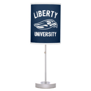 Liberty Flames Logo Table Lamp