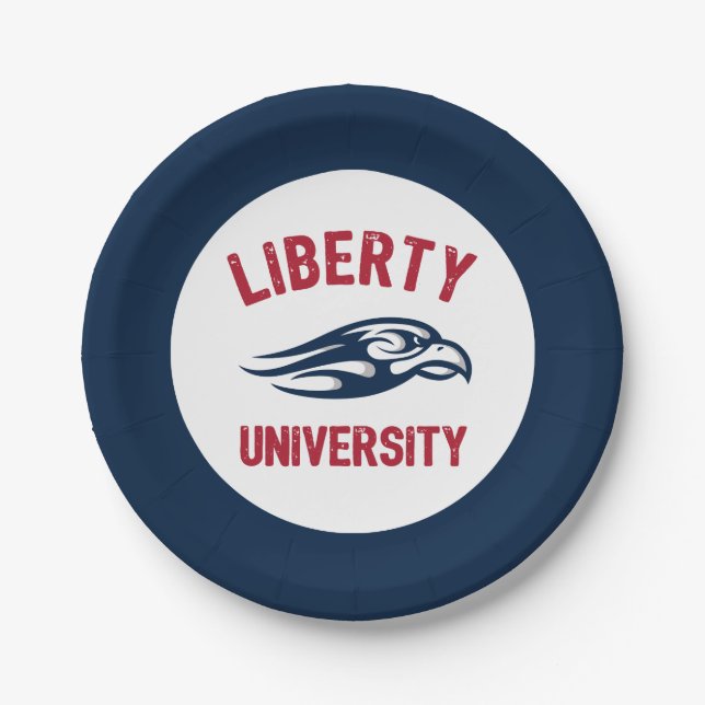 Liberty Flames Paper Plates (Front)