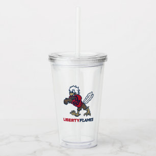Liberty Flames Sparky Acrylic Tumbler