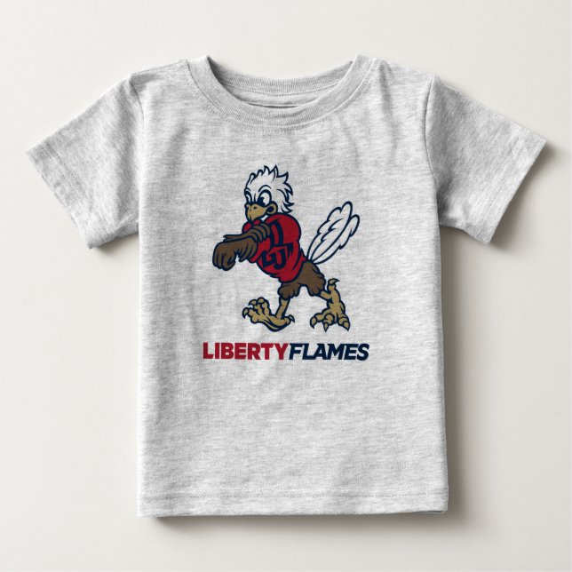 Liberty Flames Sparky Baby T-Shirt (Front)