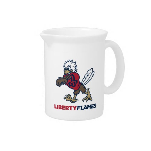 Liberty Flames Sparky Beverage Pitcher