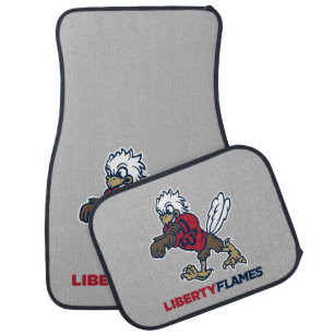 Liberty Flames Sparky Car Floor Mat