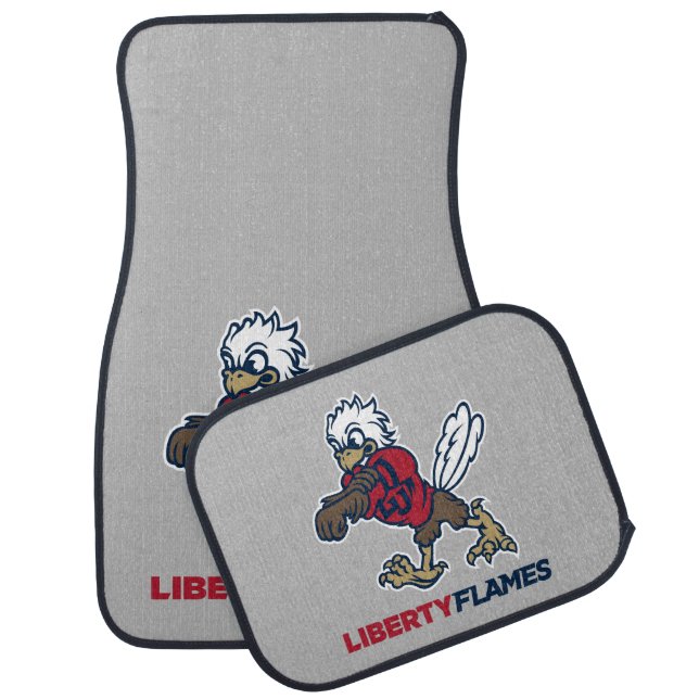 Liberty Flames Sparky Car Floor Mat (Set)