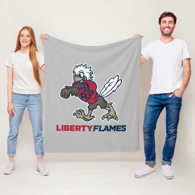 Liberty Flames Sparky Fleece Blanket (In Situ)