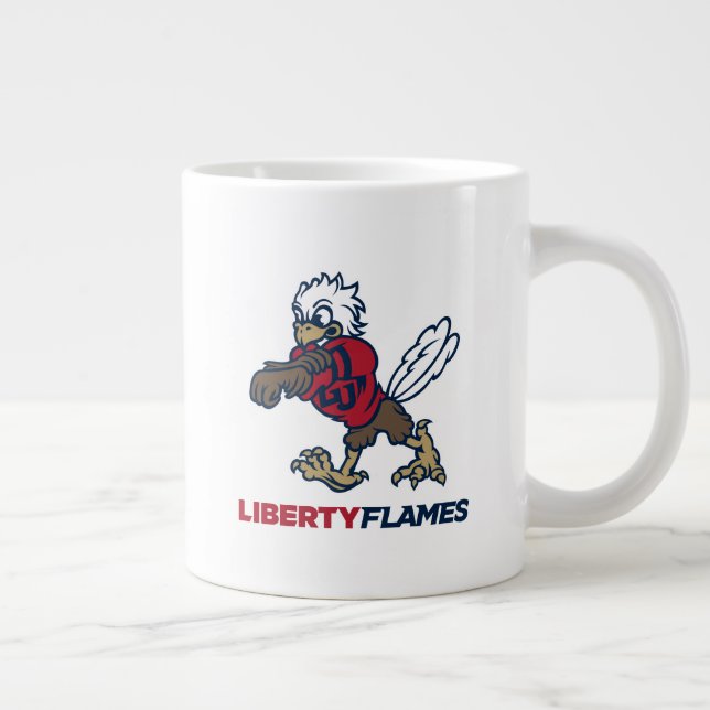 Liberty Flames Sparky Giant Coffee Mug (Right)