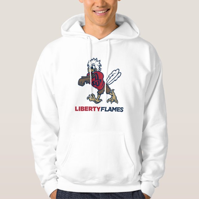 Liberty Flames Sparky Hoodie (Front)