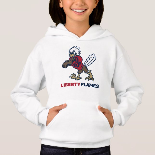 Liberty Flames Sparky Hoodie (Front)