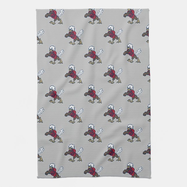 Liberty Flames Sparky Kitchen Towel (Vertical)