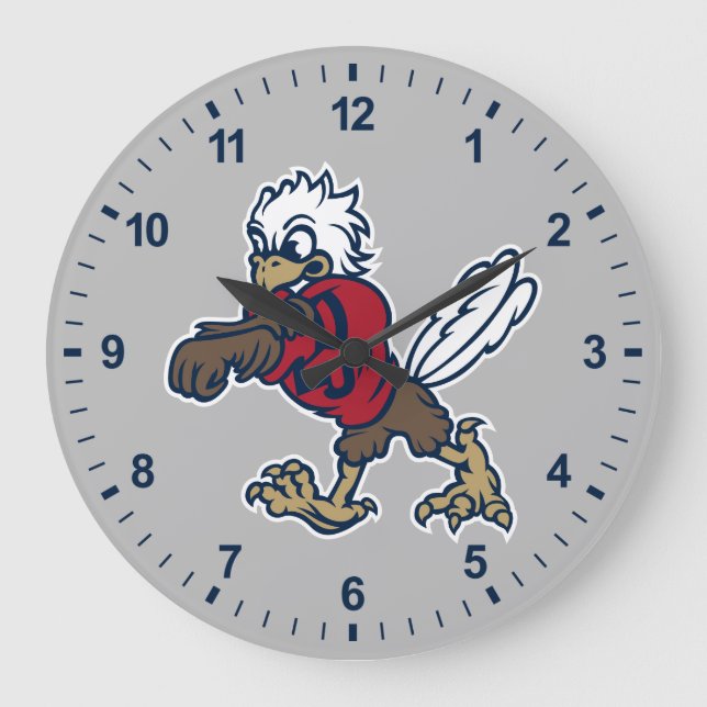 Liberty Flames Sparky Large Clock (Front)