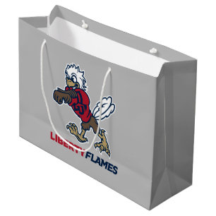 Liberty Flames Sparky Large Gift Bag